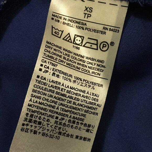 Banana Republic Blue Floral Tie Wrap Top - Picture 8 of 13